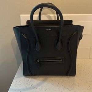 Celine Mini Luggage Bag Black